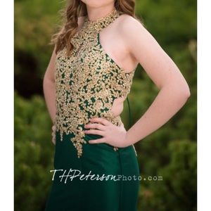 Emerald Formal Dress (size 4)
